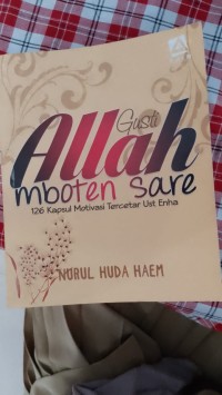 Image of Gusti Allah Mboten Sare